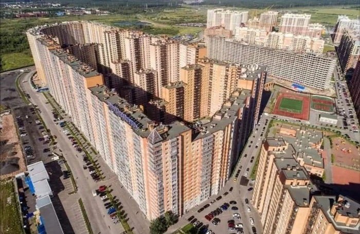 Un 'megaedificio' en Rusia con 18.000 vecinos