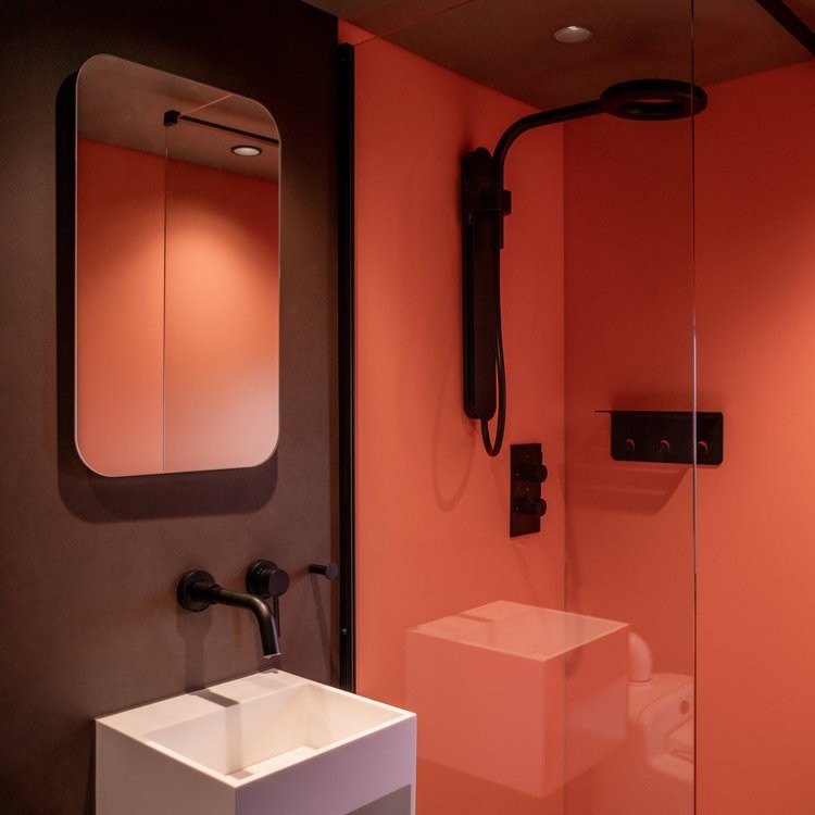 Baño cabaña The Bide