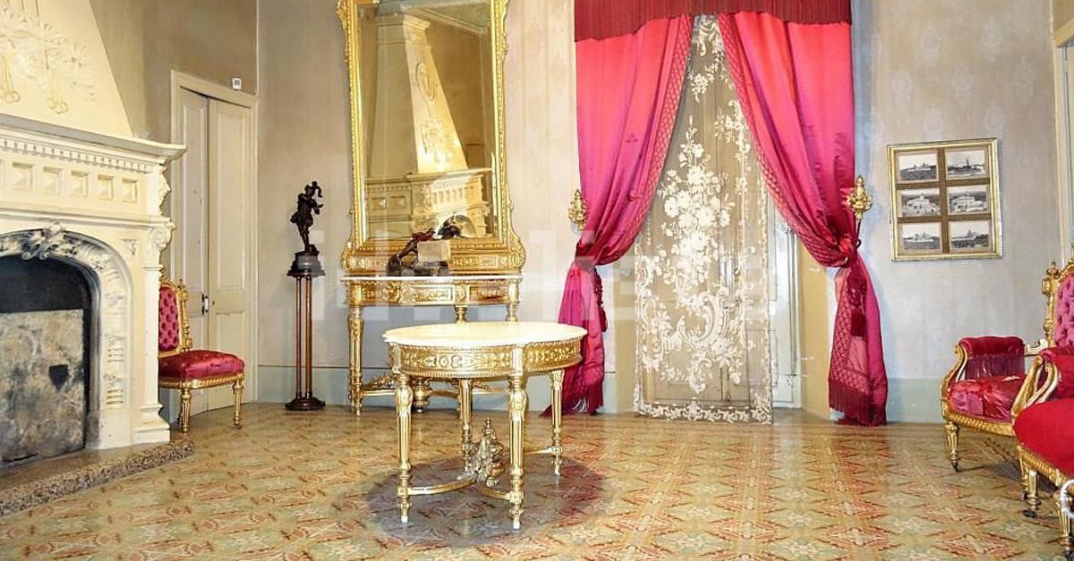 Sala de estar del castillo