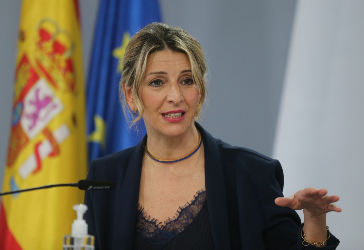 Archivo - La vicepresidenta segunda y ministra de Trabajo y Economía Social, Yolanda Díaz