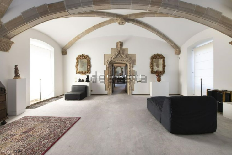 Techo abovedado del Castillo de Foixá