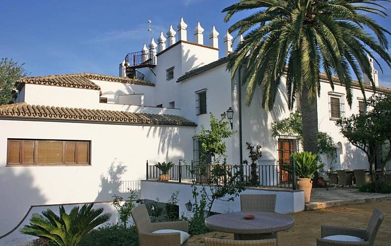 Jardines de la hacienda andaluza