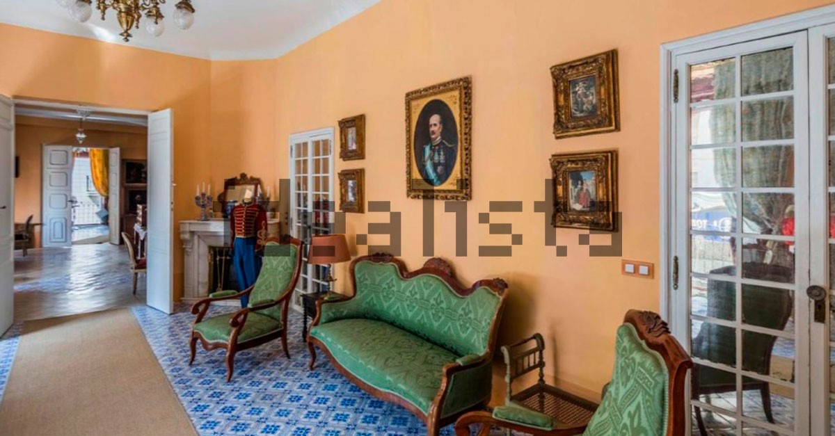 Uno de los salones del palacio