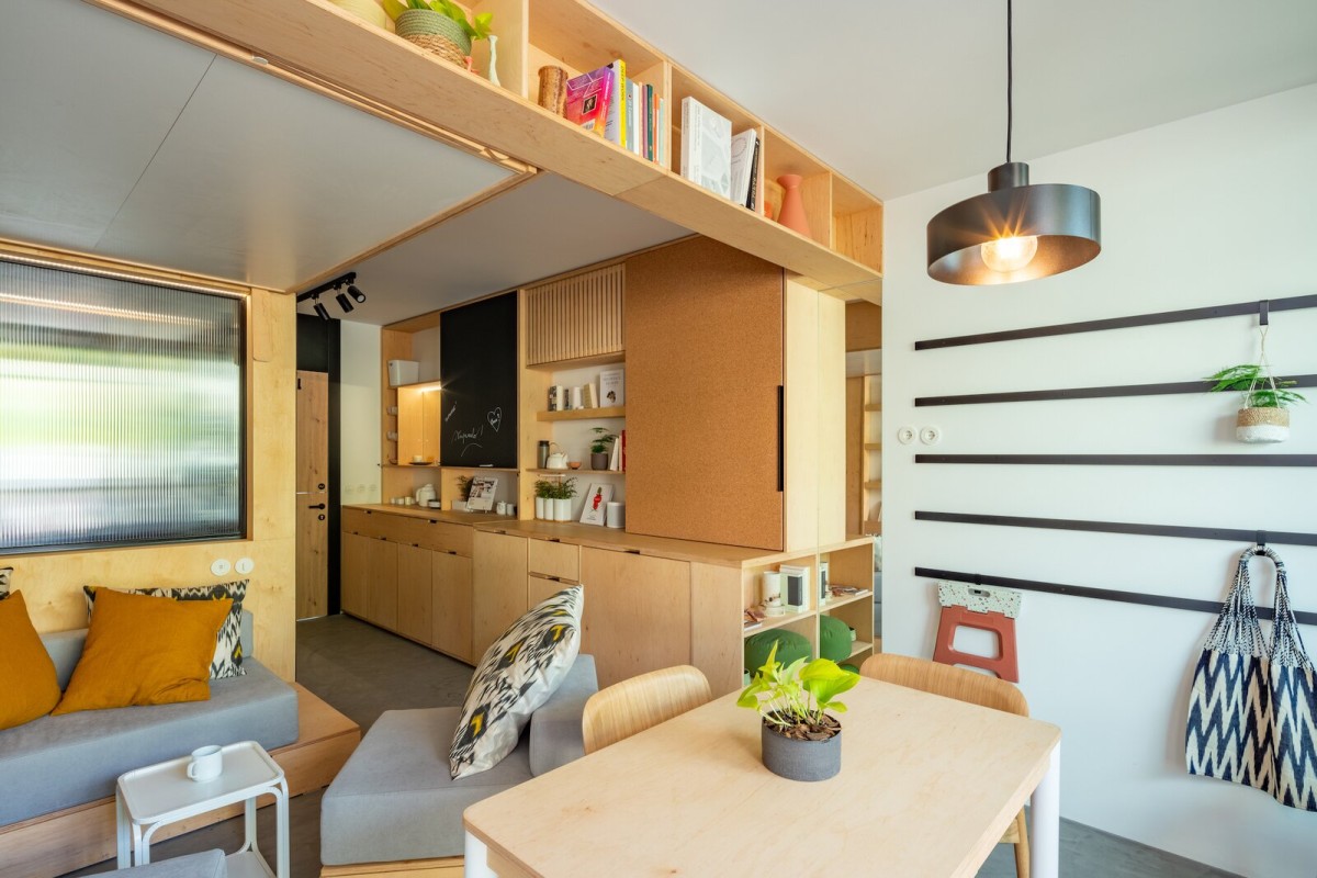 Una casa prefabricada de 26 m2