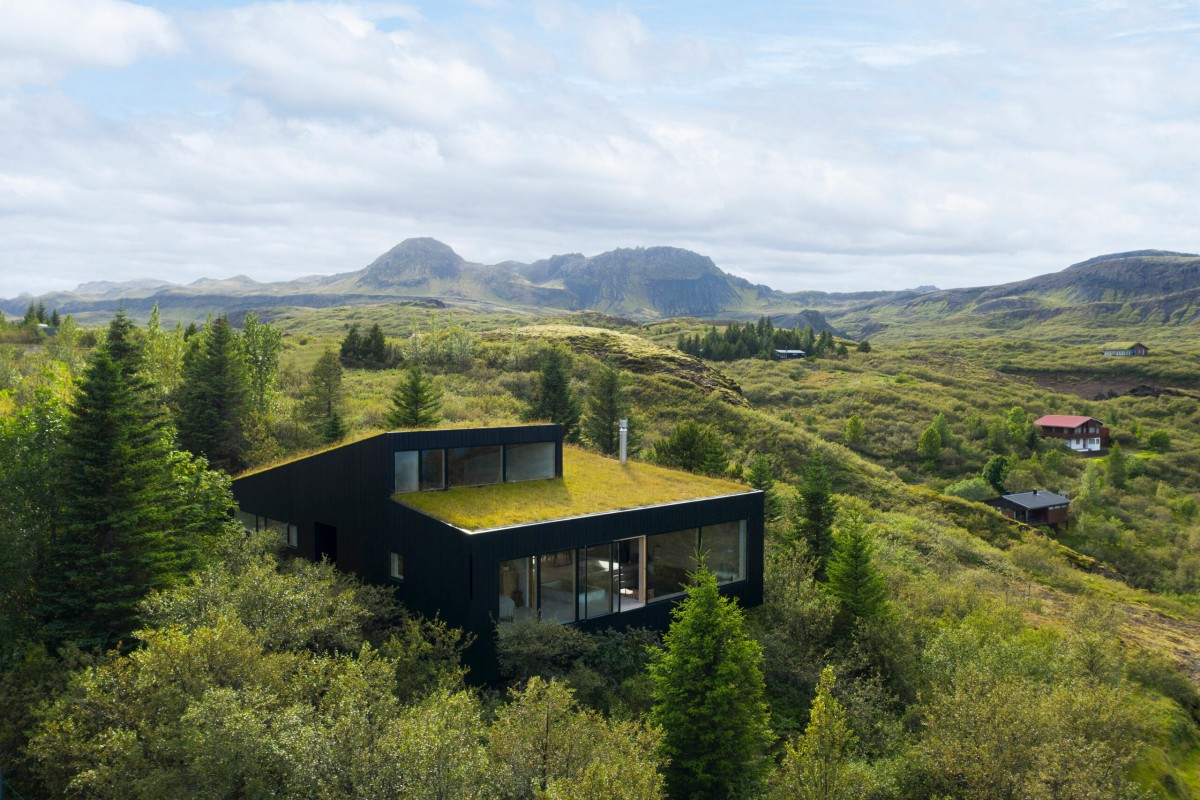 La casa, conocida como Holiday Home by Thingvallavatn