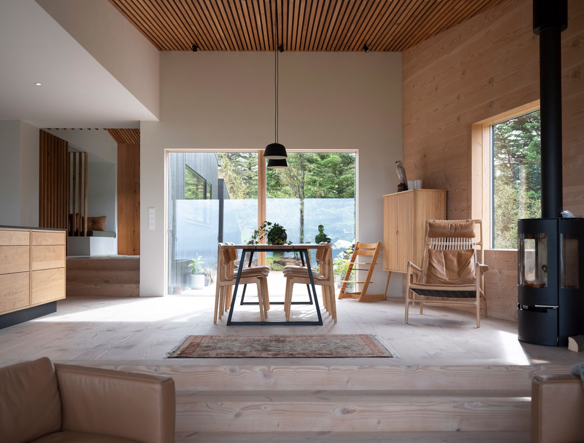 Es una casa de vacaciones de diseño que pertenece a dos estrellas de la música
