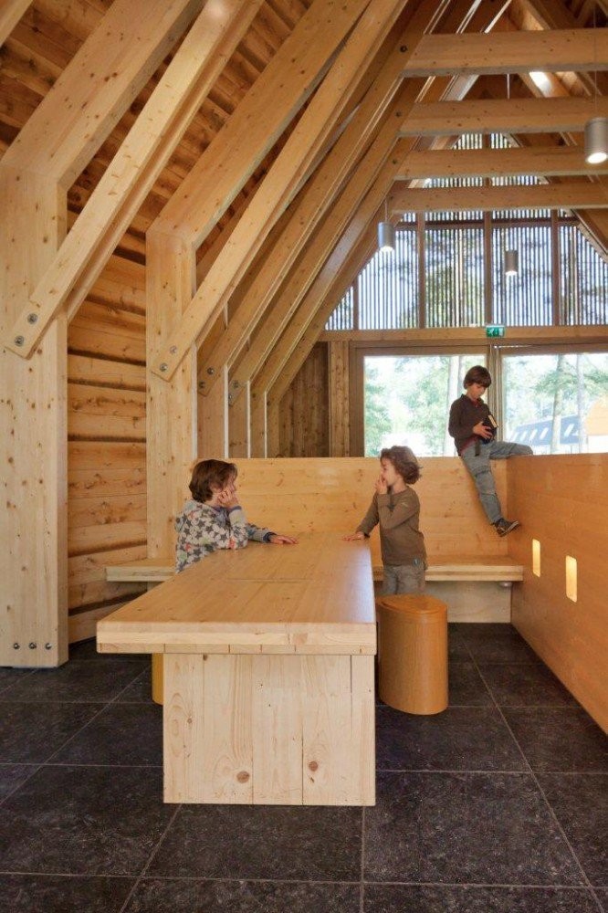 Interior iglesia prefabricada