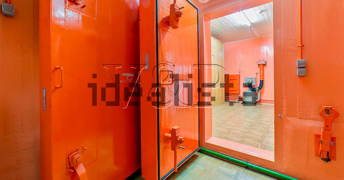 Entrada al búnker atómico