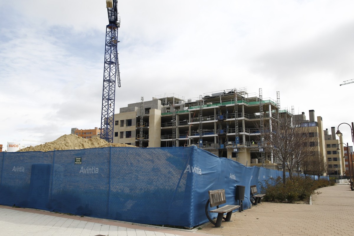 Pisos en construcción en una imagen de archivo