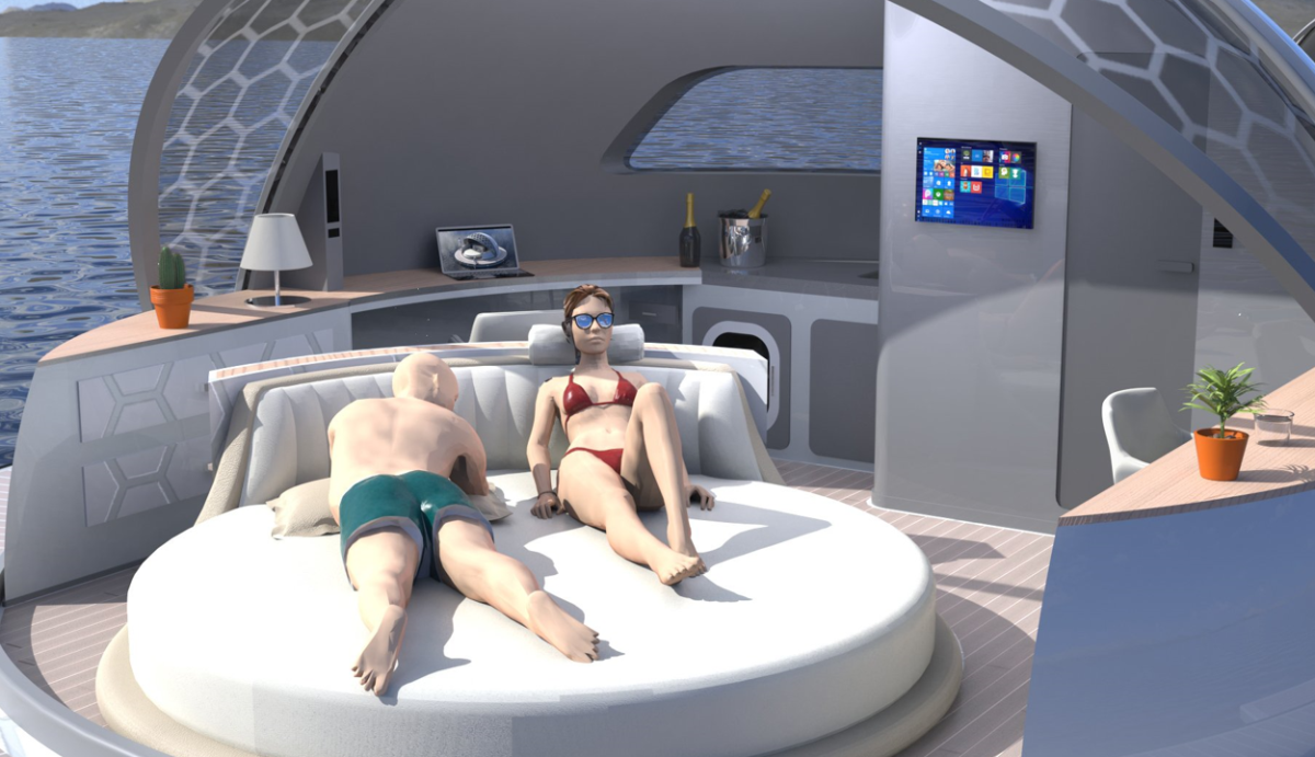 Suites de lujo flotantes