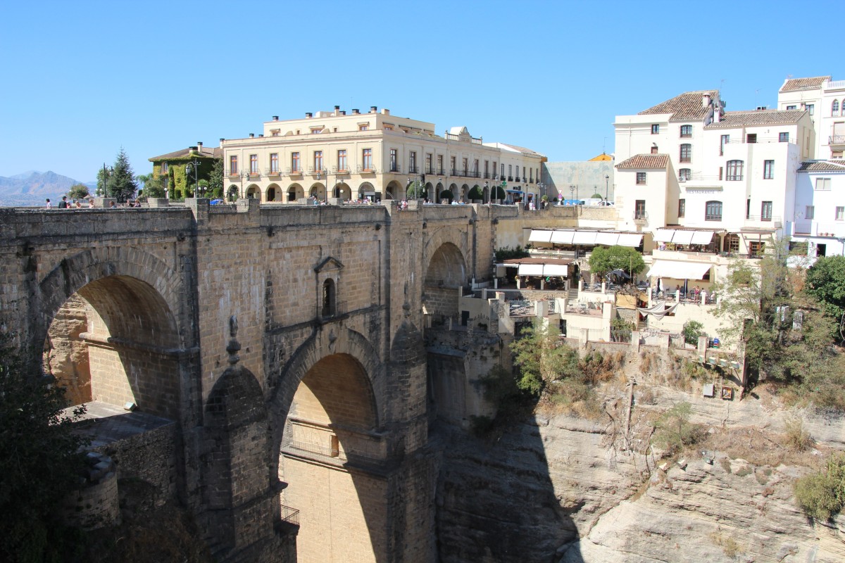 El famoso Puente Nuevo de Ronda, Málaga