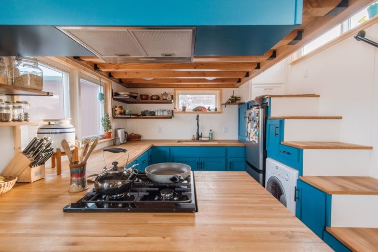 Detalle cocina tiny house