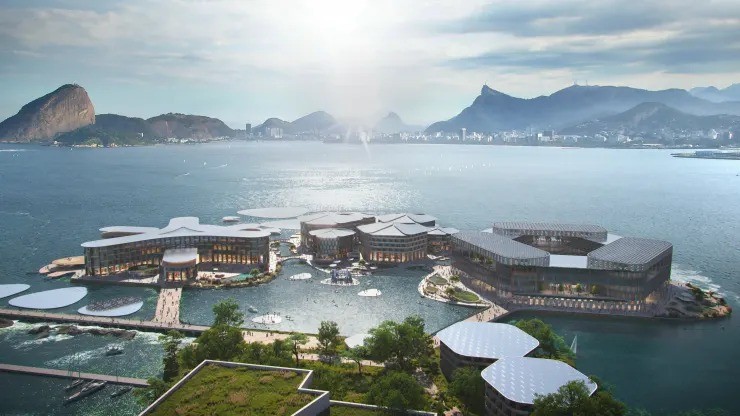 Oceanix Busan: así será la primera ciudad flotante y sostenible del mundo