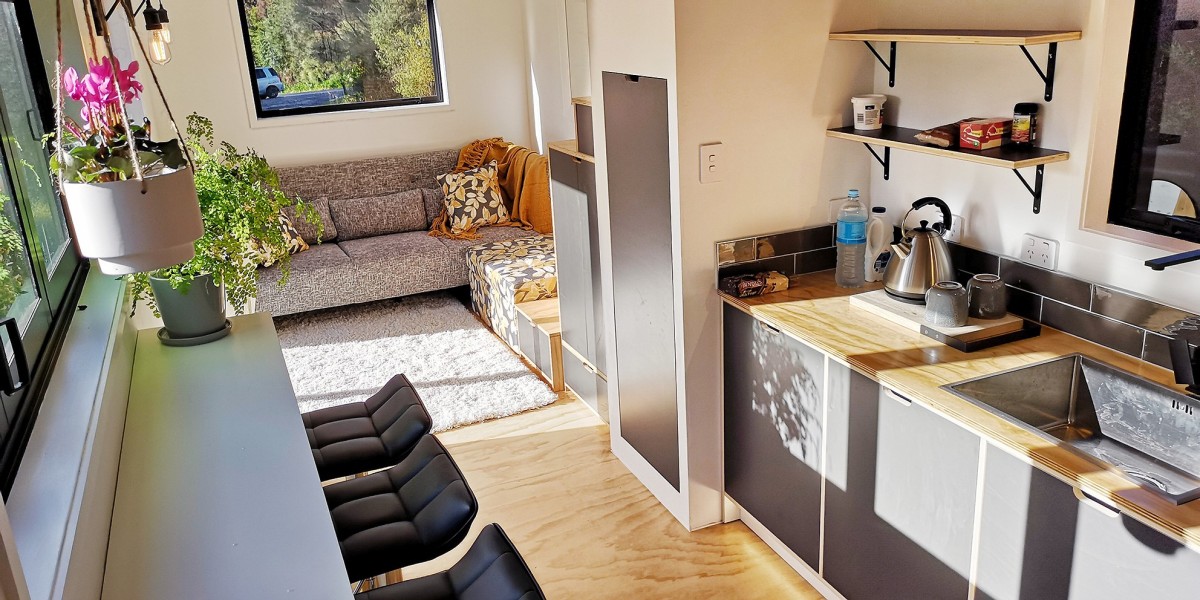 Tiny House Riley salón cocina