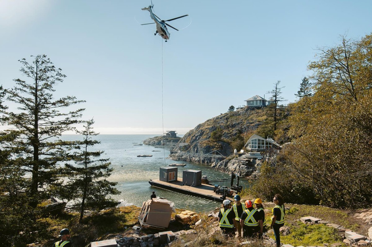Vista panorámica minicasa Hewing Haus