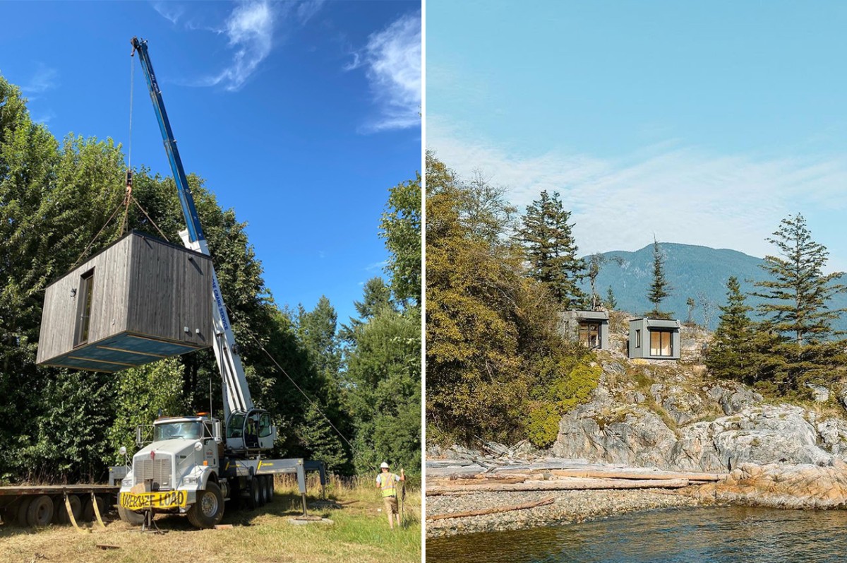Instalación minicasa Hewing Haus