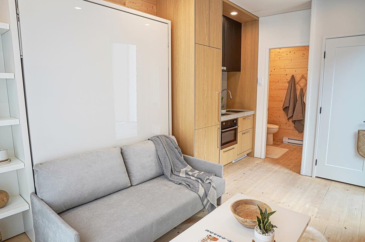 Salón minicasa Hewing Haus