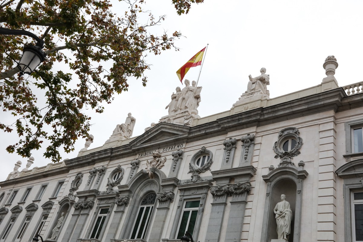 Archivo - Fachada del edificio del Tribunal Supremo