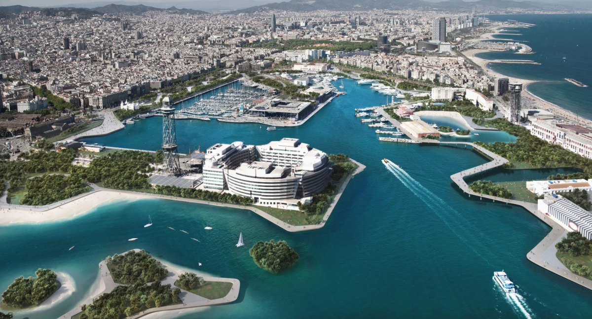 ‘Parc Blau’, la propuesta idílica para un puerto de Barcelona abierto a la ciudad