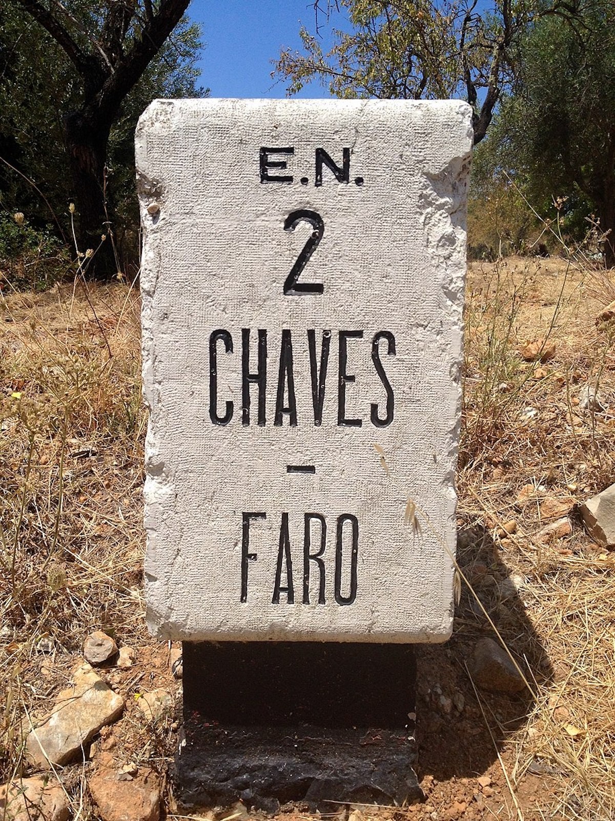 Placa de la Carretera Nacional 2
