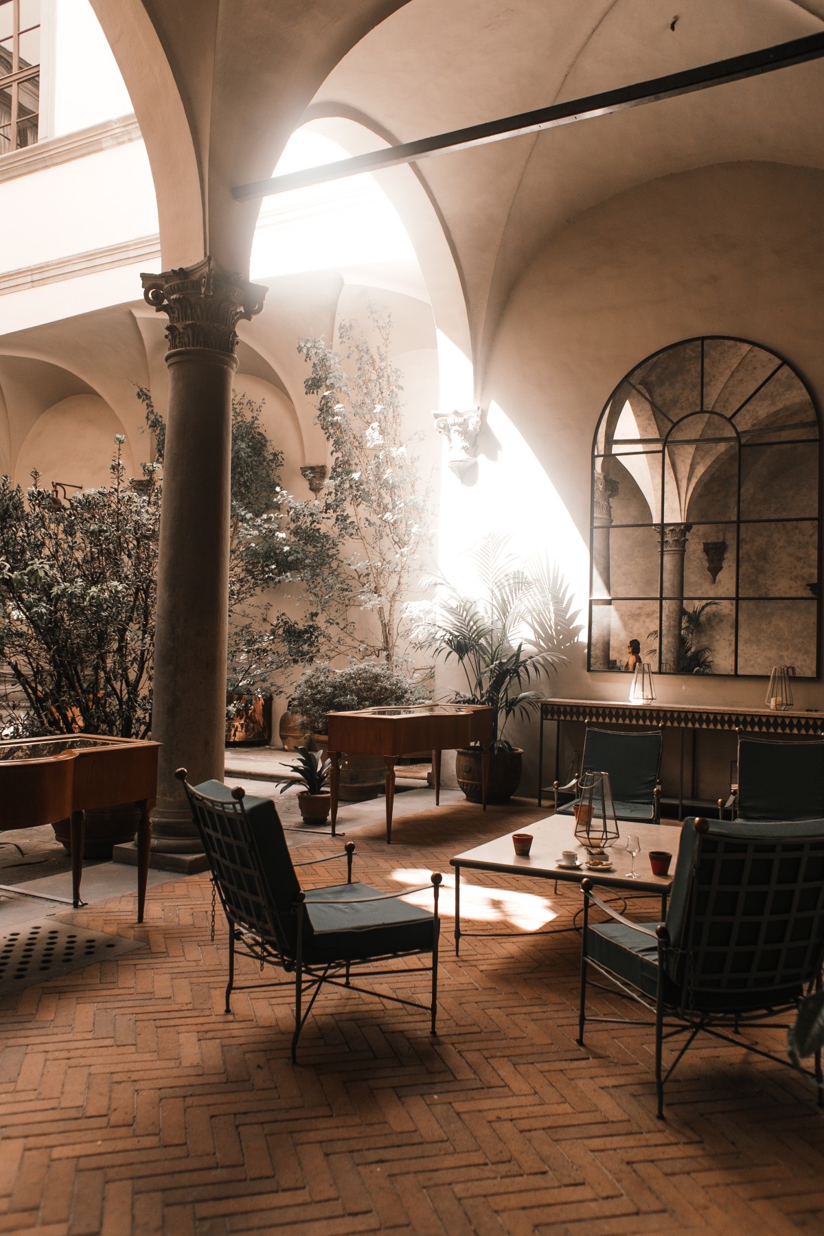 Decoración patio interior