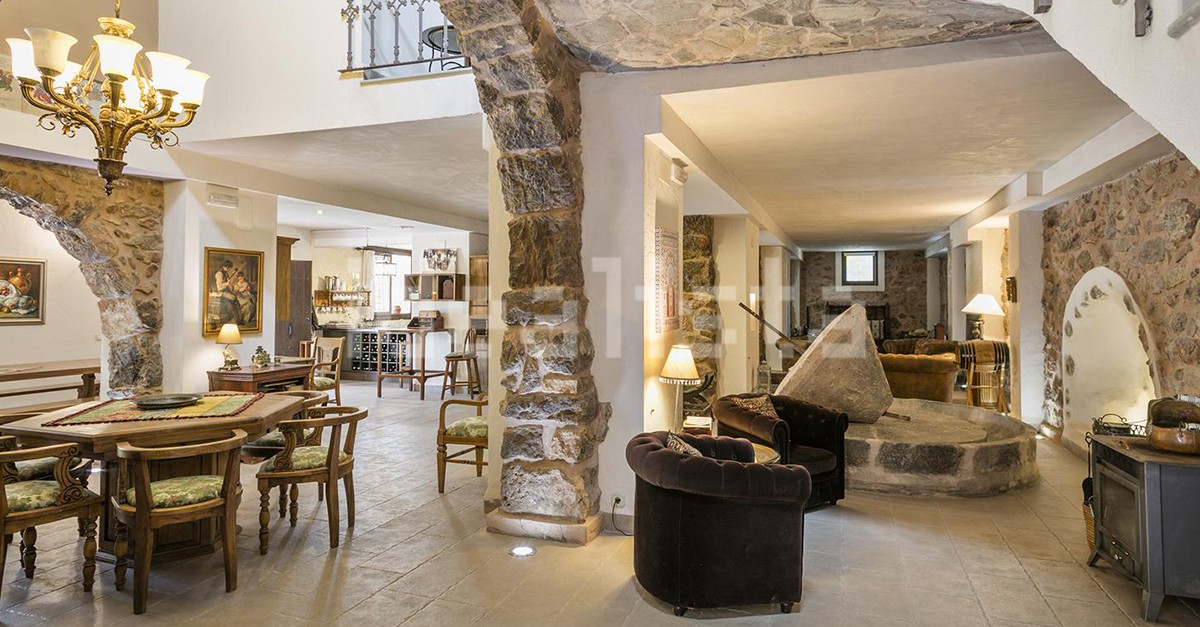 Comedor de la casa rural