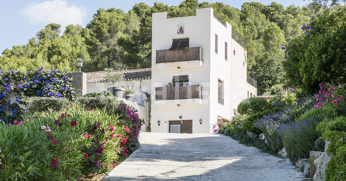 Exterior de la casa rural