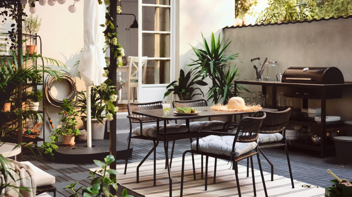 Cómo amueblar un jardín con muebles de Ikea