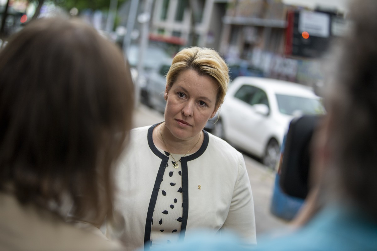 Franziska Giffey, alcaldesa de Berlín y líder del SPD en la región