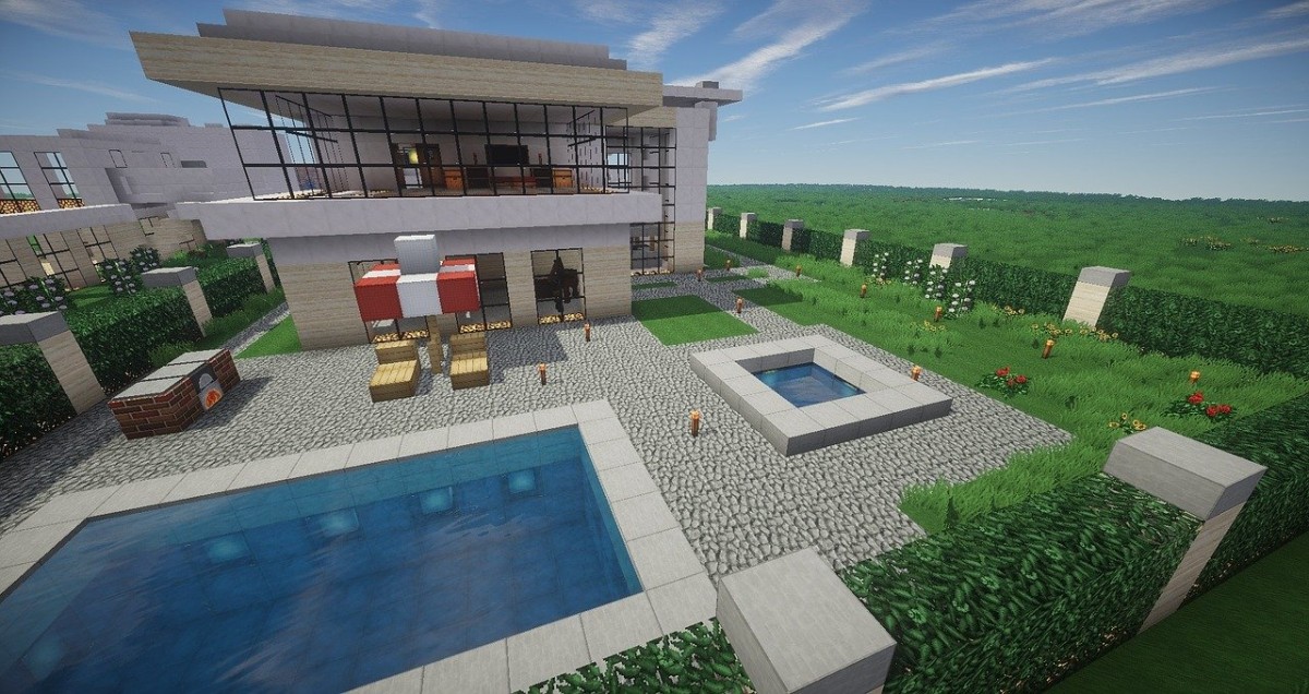Construir casas modernas en minecraft