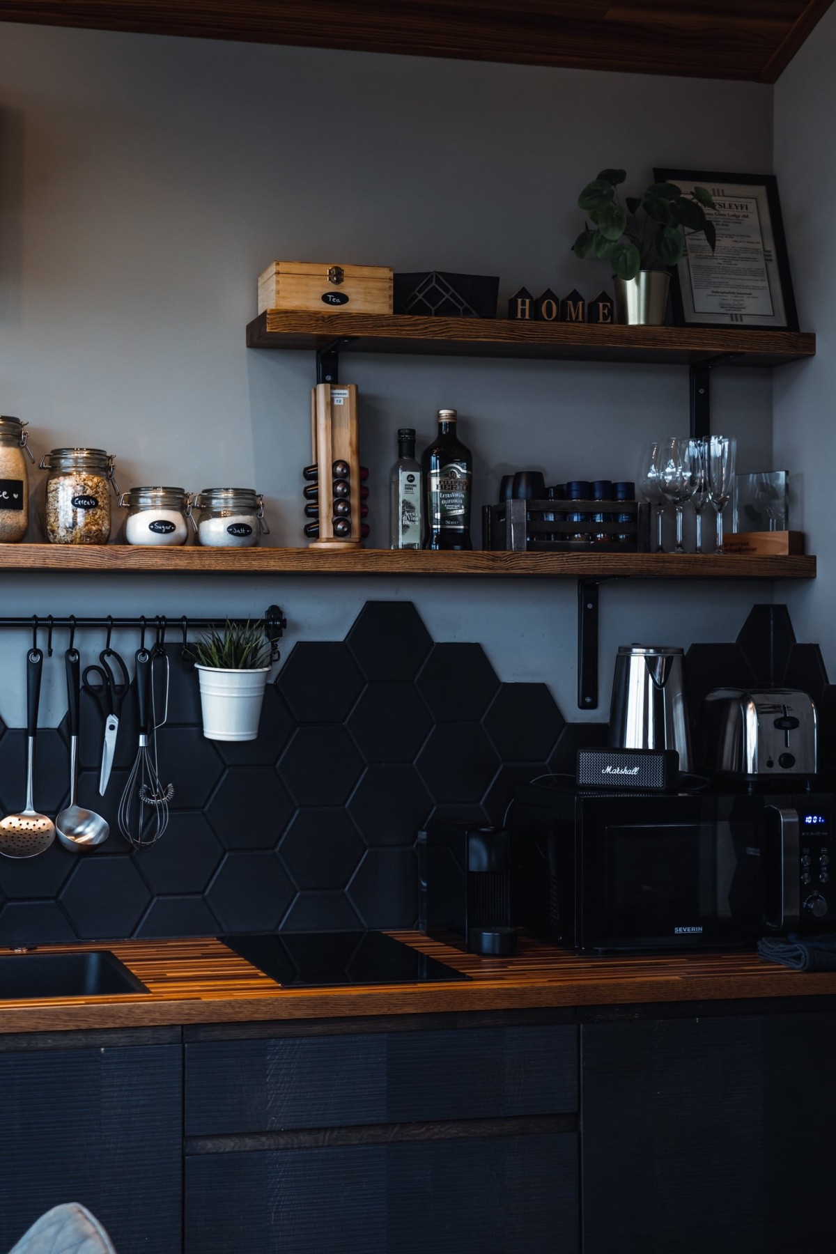 Cocina de la cabaña