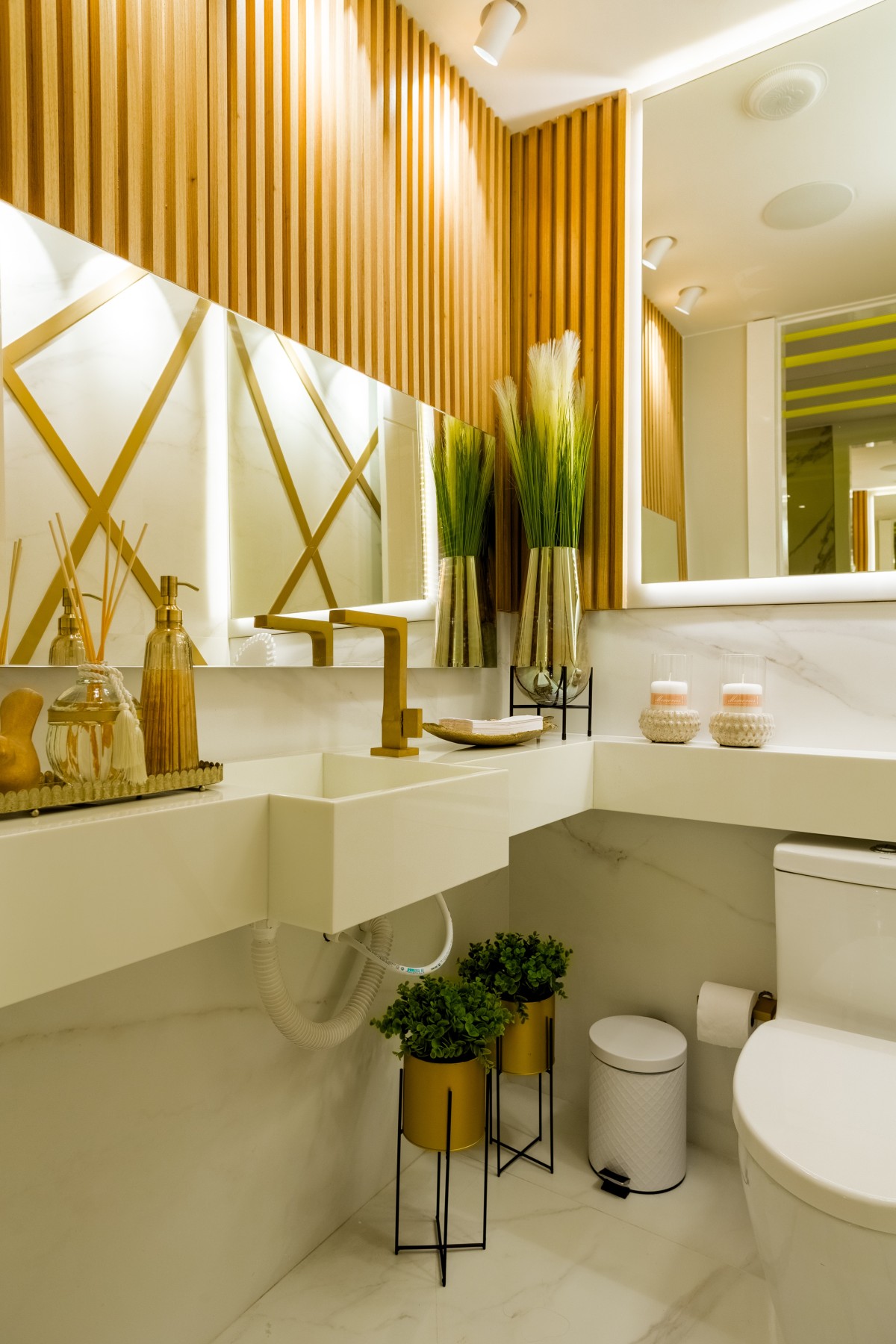 Baños con madera