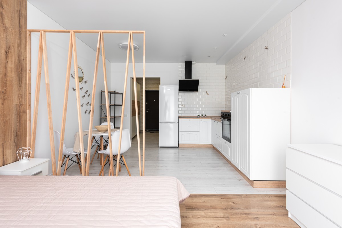 Varias estancias de la casa en un mismo ambiente