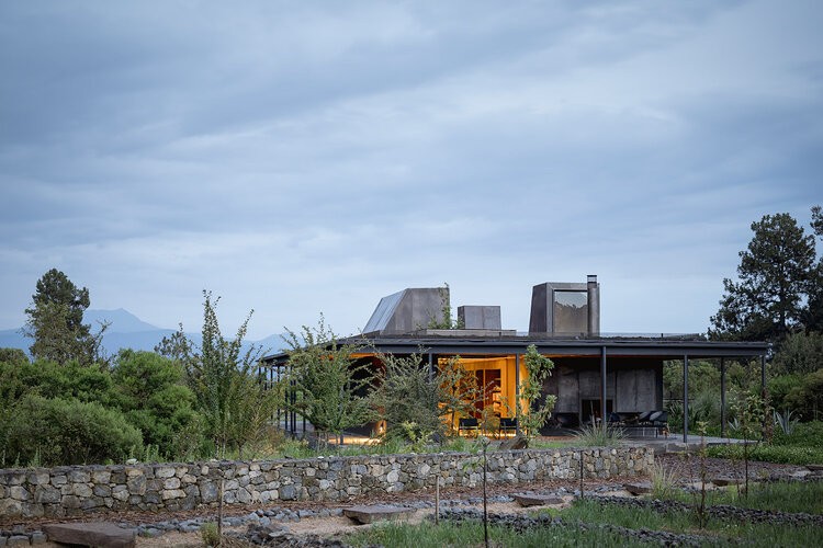 Vista exterior de la casa