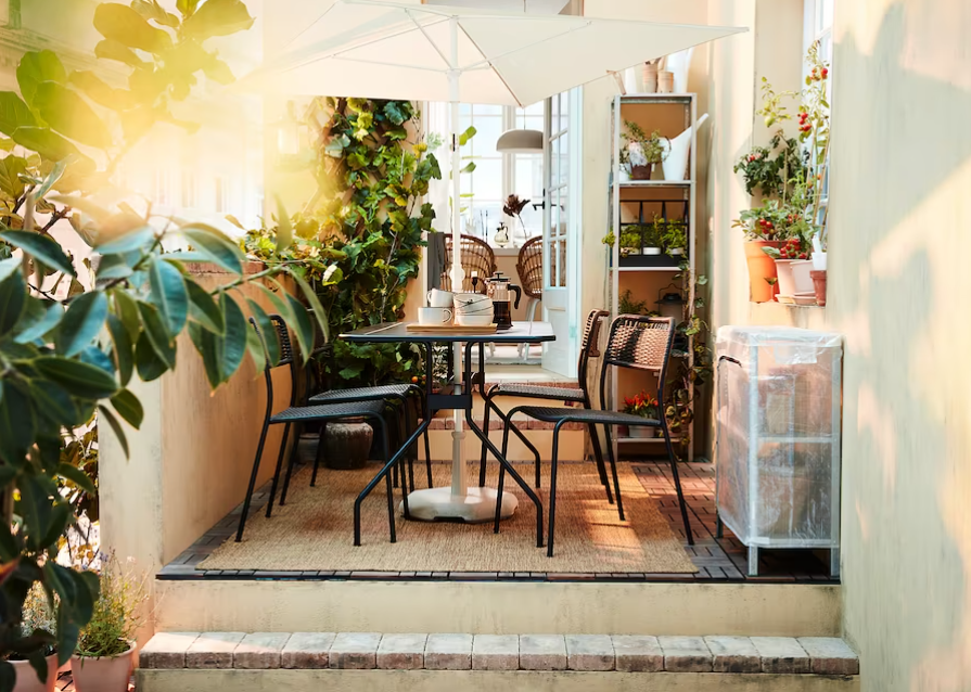 Cómo amueblar un jardín con muebles de Ikea