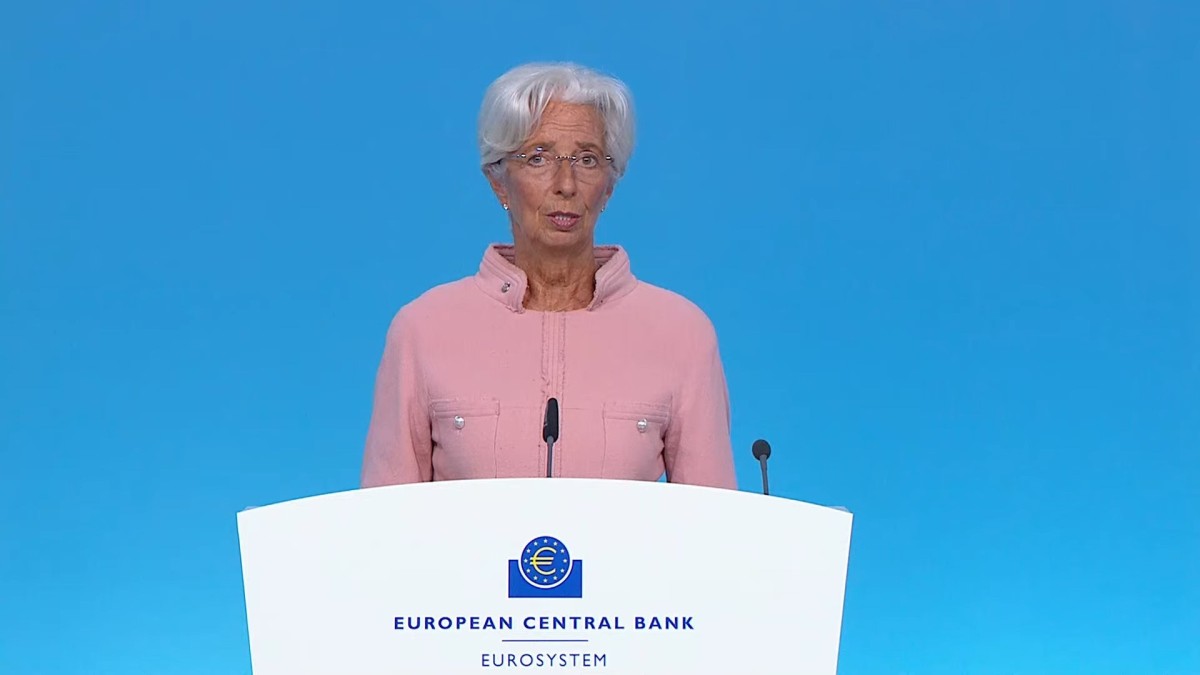 La presidenta del BCE, Christine Lagarde,