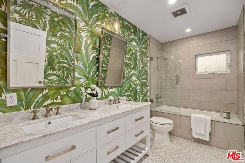 Baño de la casa de Chiara Ferragni en Los Ángeles