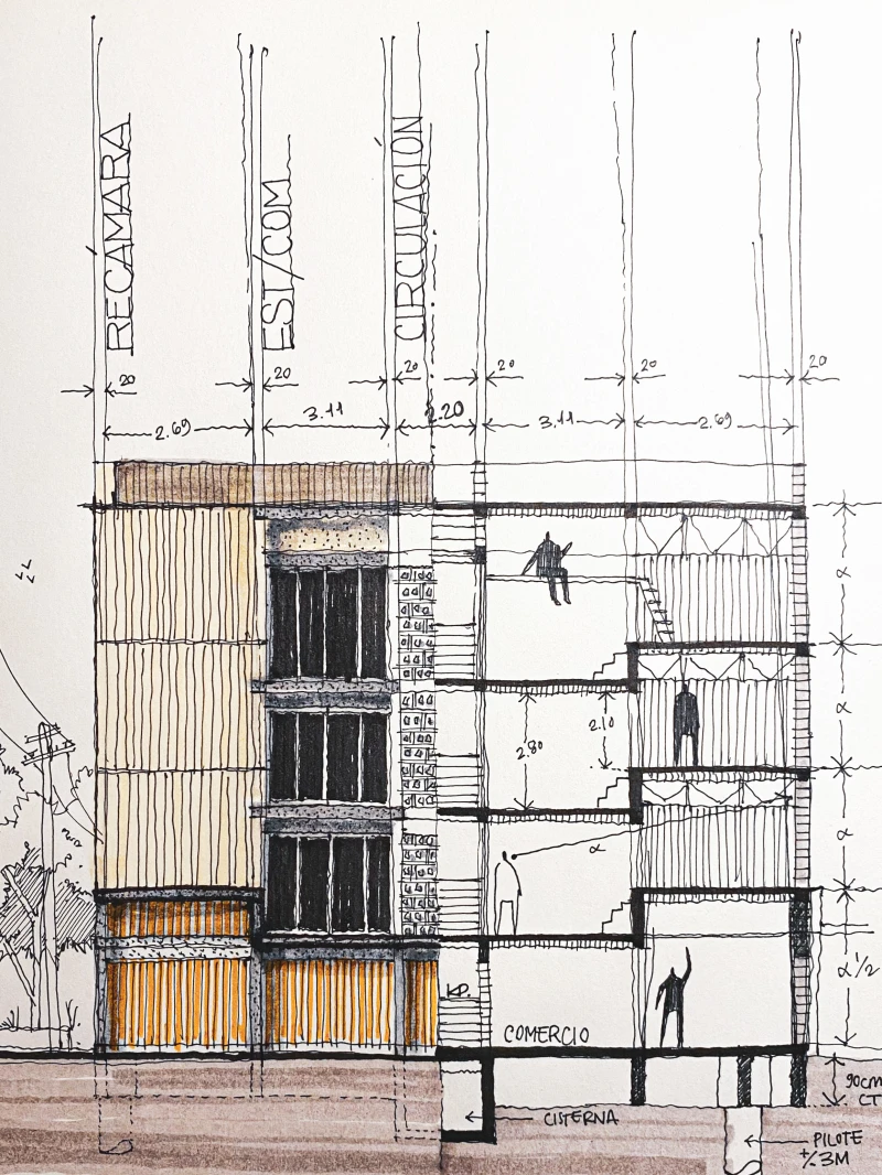 El diseño del complejo residencial