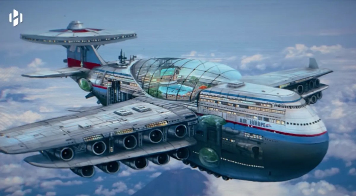 Un hotel de lujo con alas con capacidad para 5.000 pasajeros: futuro del transporte o pura fantasía