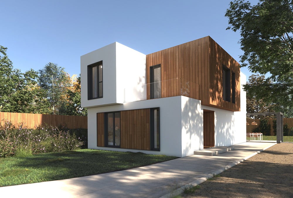 Casa prefabricada moderna