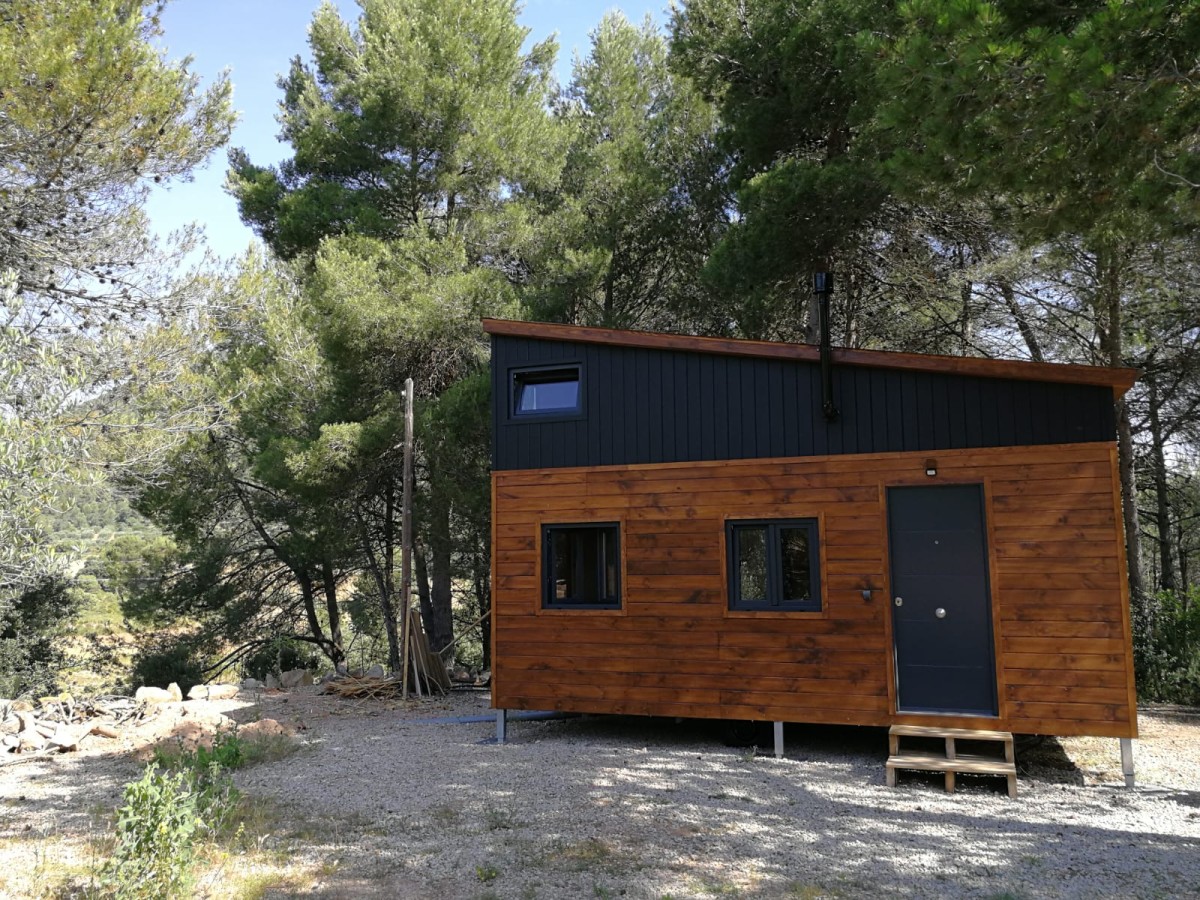 Exterior de una minicasa