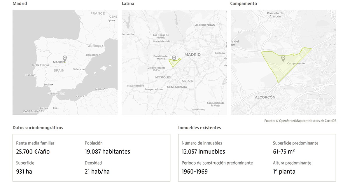 La Operación Campamento (Madrid) duplicaría el número de viviendas de la zona
