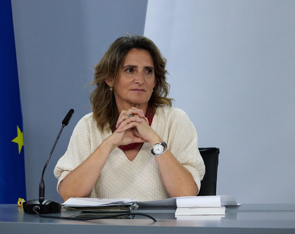 La vicepresidenta tercera y ministra para la Transición Ecológica y el Reto Demográfico, Teresa Ribera