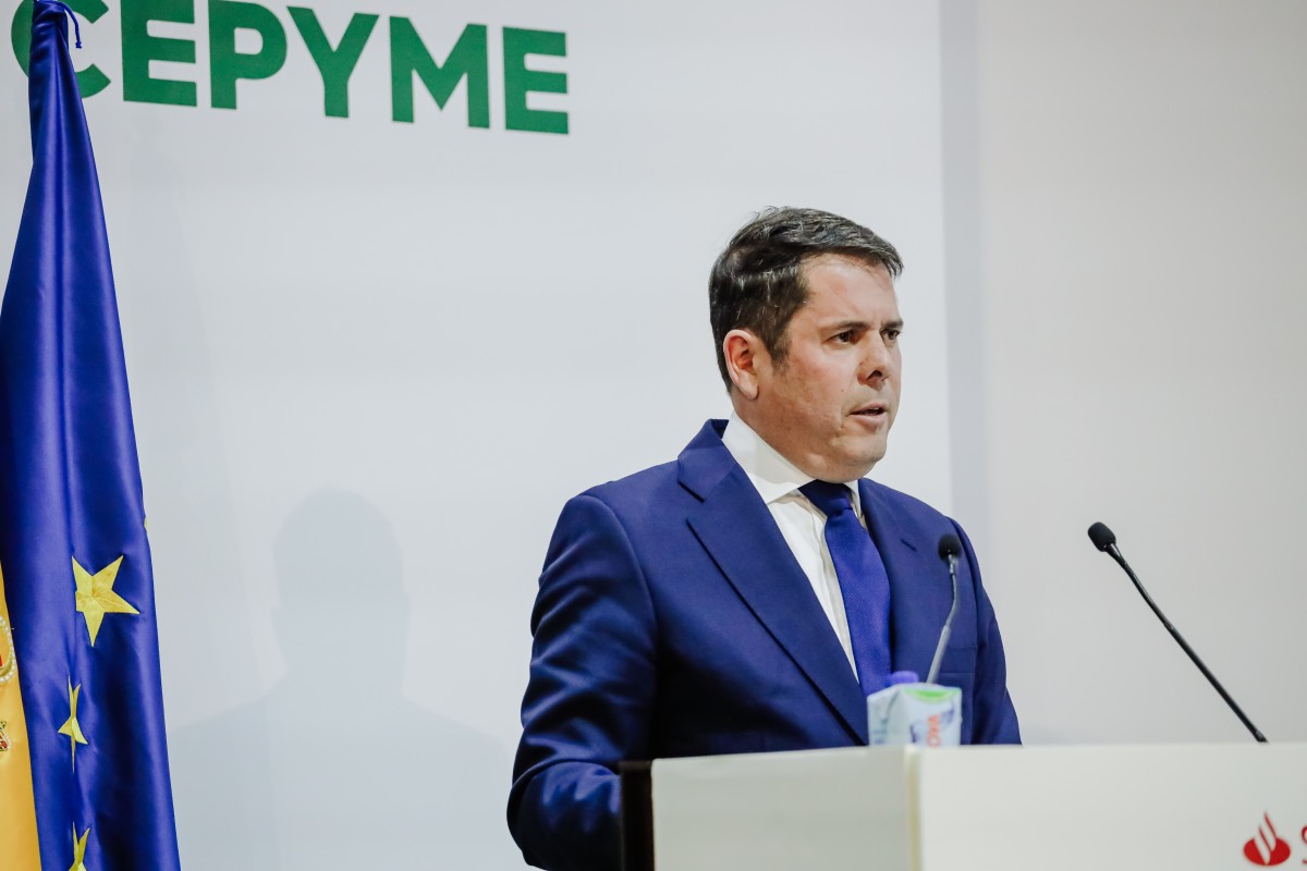 El presidente de Cepyme y vicepresidente de la CEOE, Gerardo Cuerva