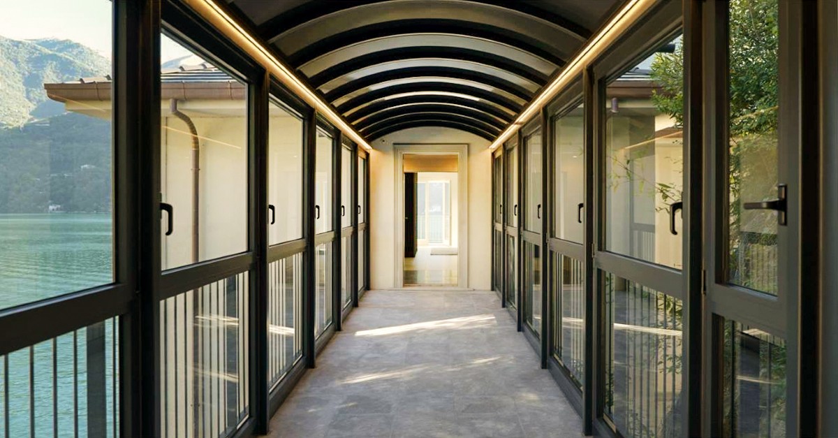 Acceso a la villa