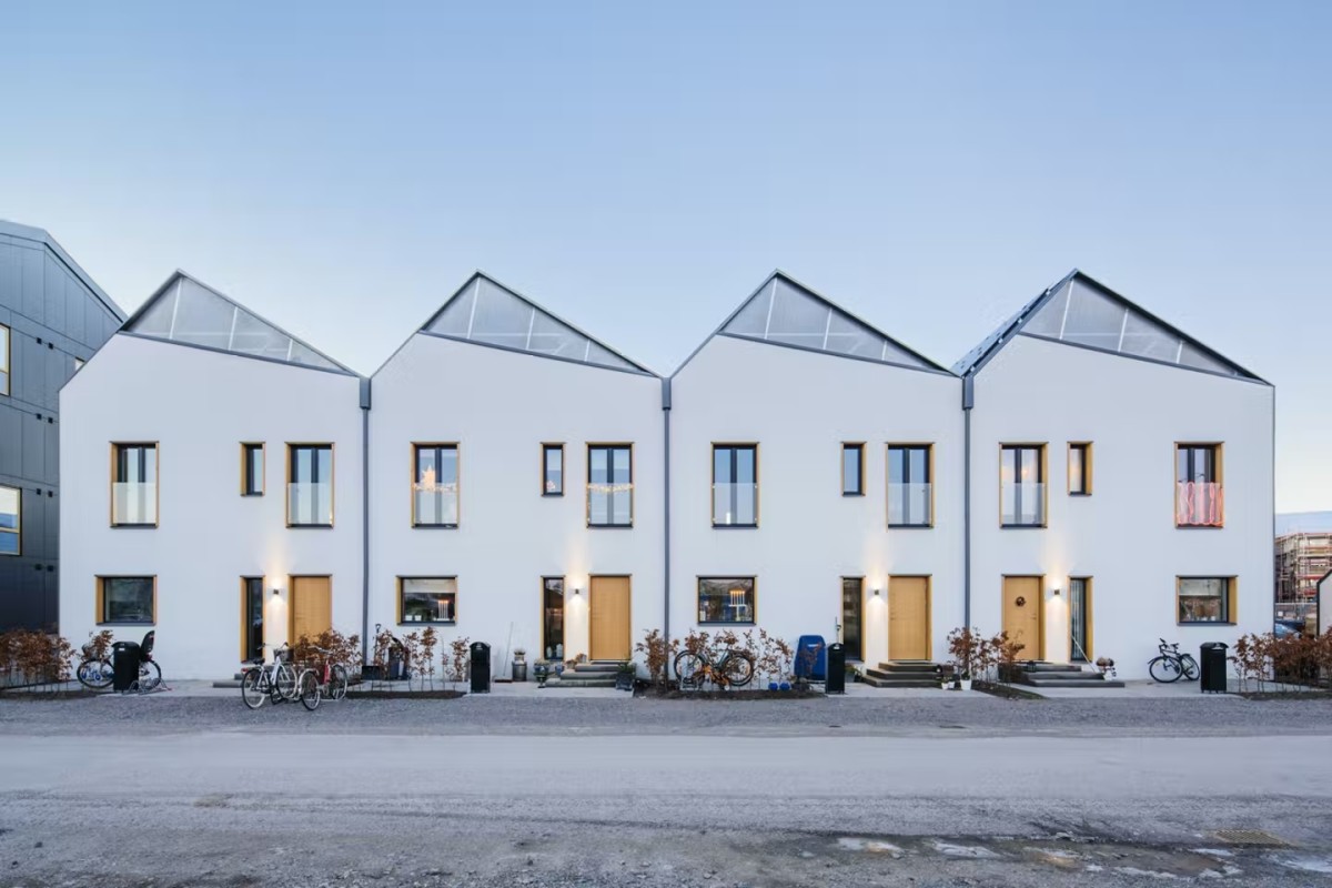 Unas casas de diseño en Suecia que generan más energía de la que consumen