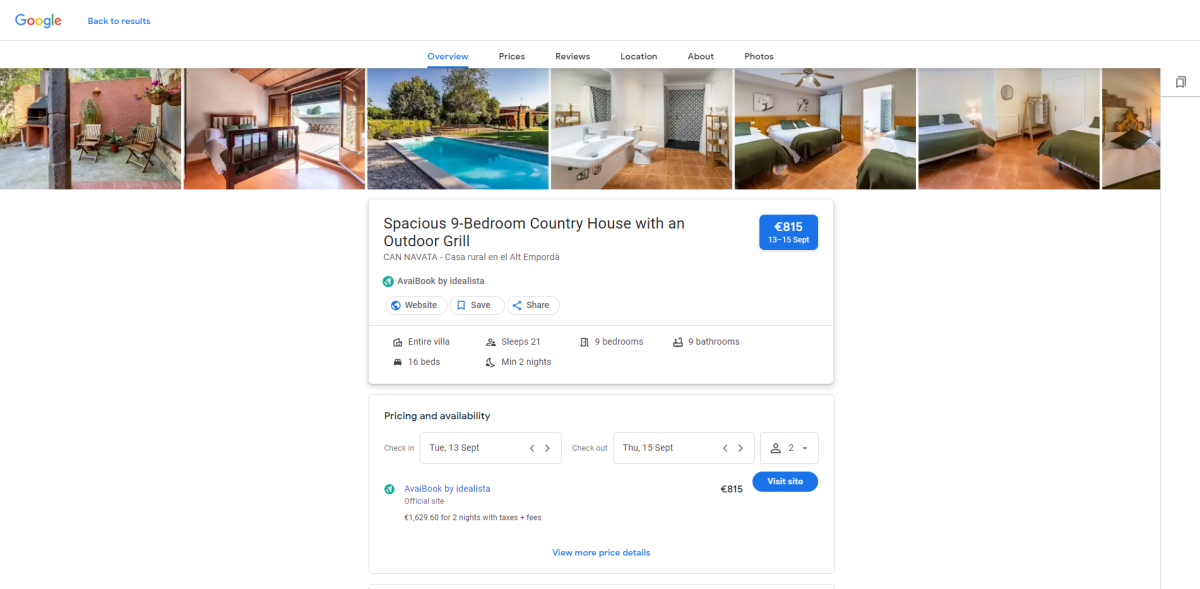 Ahora puedes planear y reservar tus vacaciones desde Google
