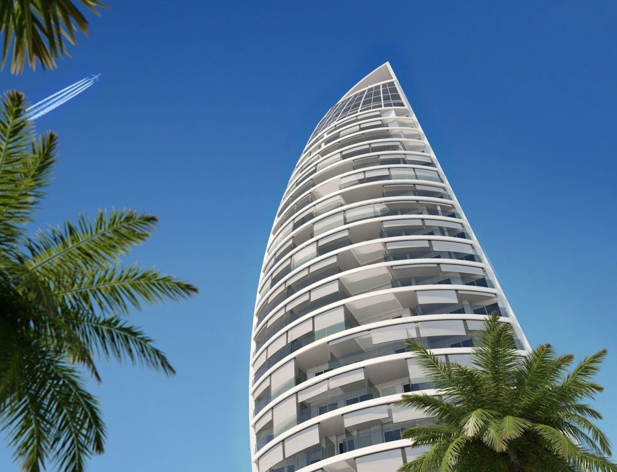 Le design extérieur unique de Delfin Tower