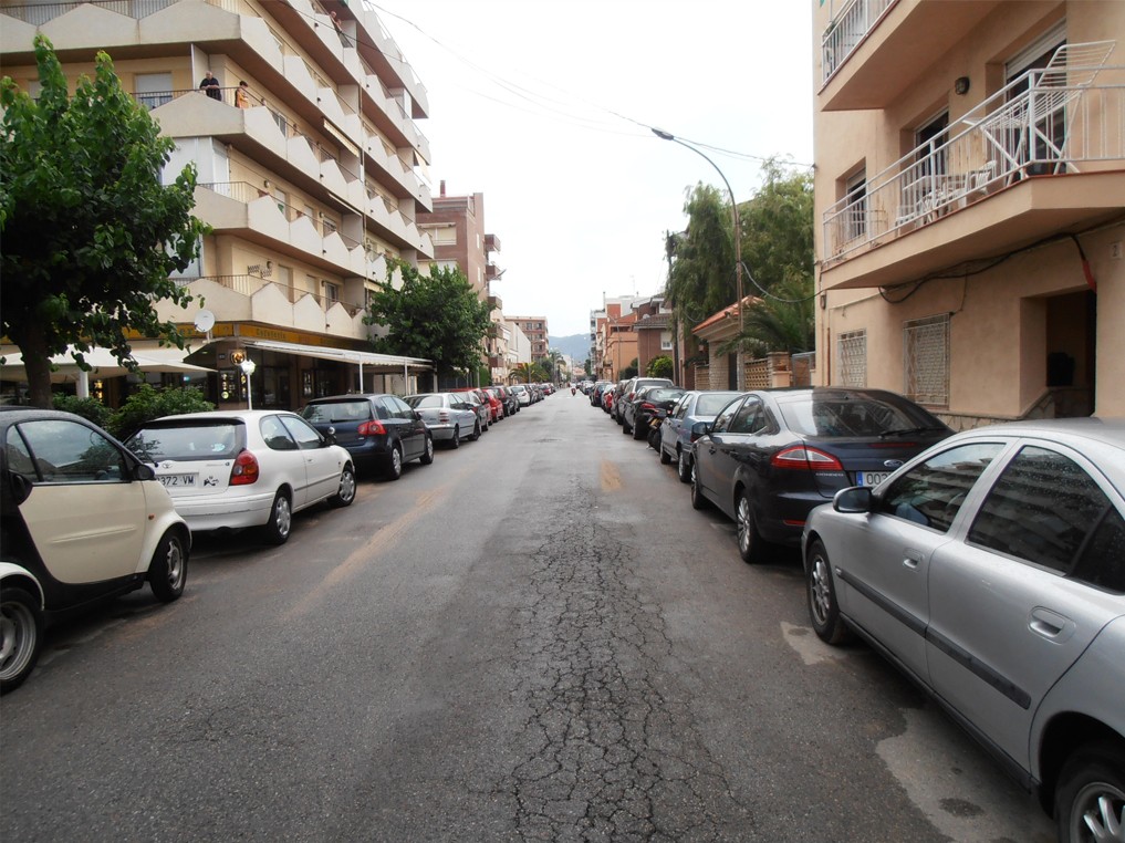Un carrer de Pineda de Mar