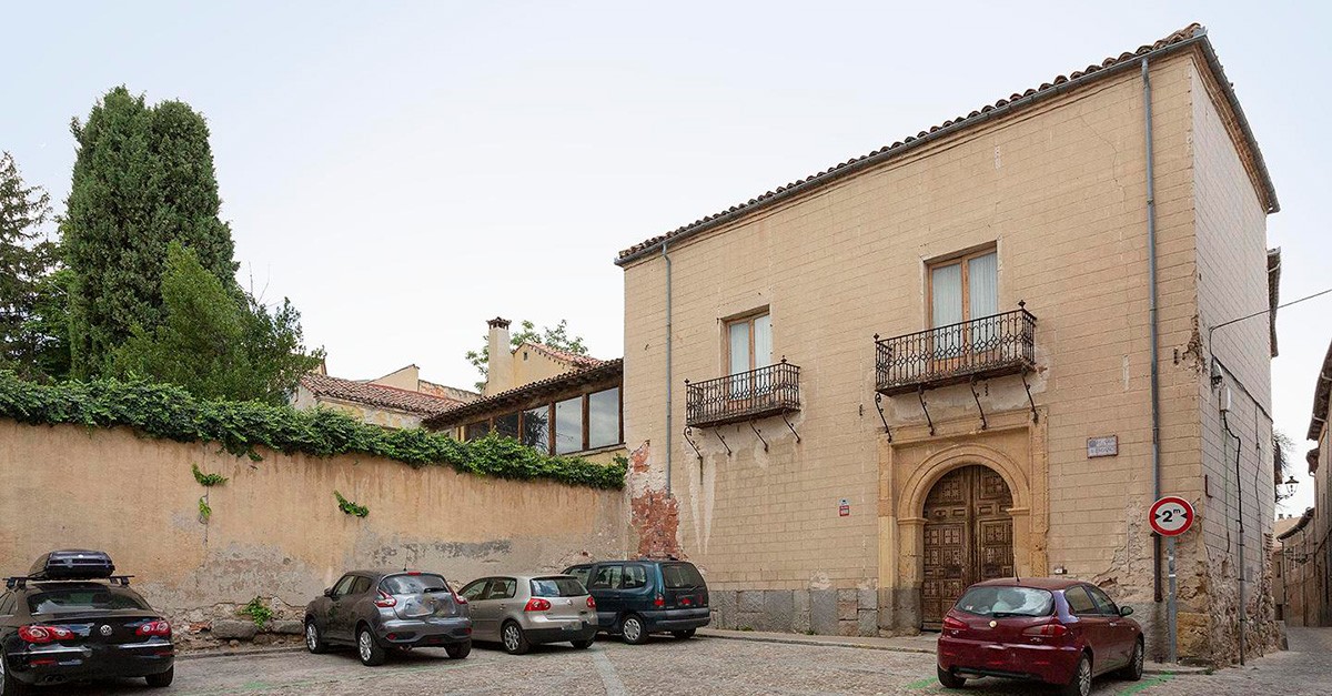 Fachada de la casa palaciega segoviana